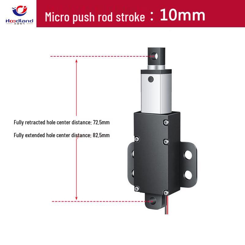Mini Electric 12/24V DC Tijă Telescopică de Împingere cu Cursă de 10mm