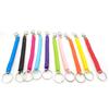 1Pc High Elastic Plastic Anti-lost Phone Cable Spring Rope Key Chain Bag Mobile Phone Lanyard Keychain Color Spring Rope