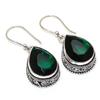 Chrome Diopside Gemstone 925 Sterling Silver Jewelry Earring 1.50 " U344