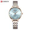 CURREN Steel Band New Small Dial Compact Women's Personality Watch Calendar Sports Watch