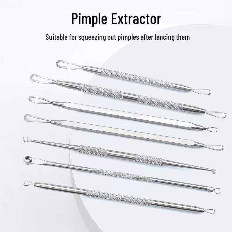 Stainless Steel Blackhead & Acne Remover Needle Kit