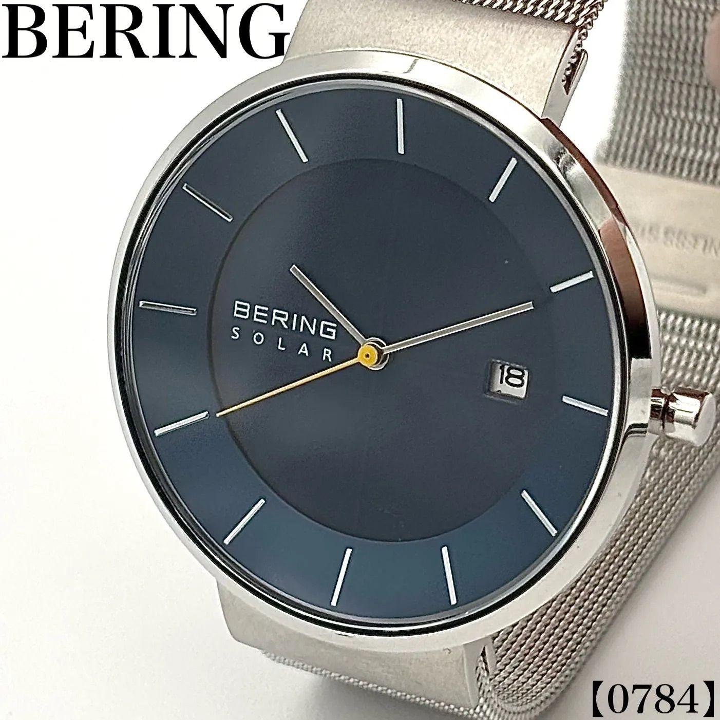 Used Working item Working item BERING Watch Men s Solar Solar 14639-003 Scandinavian Danish Brand Scandinavian Solar Watch Sapphire Glass 0784