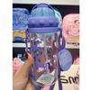 Smiggle Australia Kids Cartoon Straw Bottle Hydration Sports Water Bottle Portable Crossbody Sling Medium