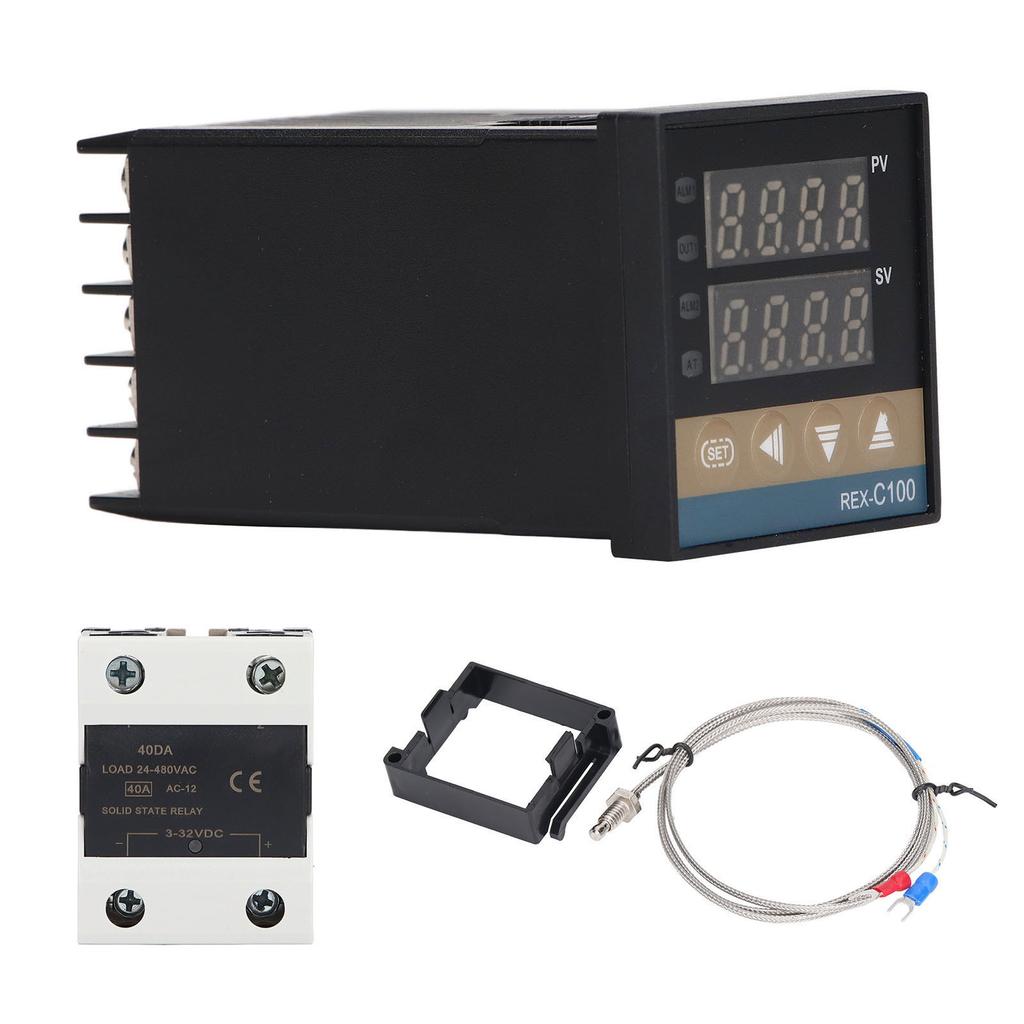 Digital PID Temperature Controller Set 3 Pieces 0‑400 Celsius  Temperature Controller Thermocouple Relay Module Set