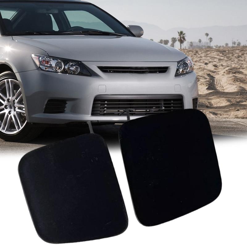 For Toyota Scion TC 2011 2012 2013 Front Bumper Tow Hook Cover Cap Car Accessories Unpainted Black 52127-21902 52128-21901
