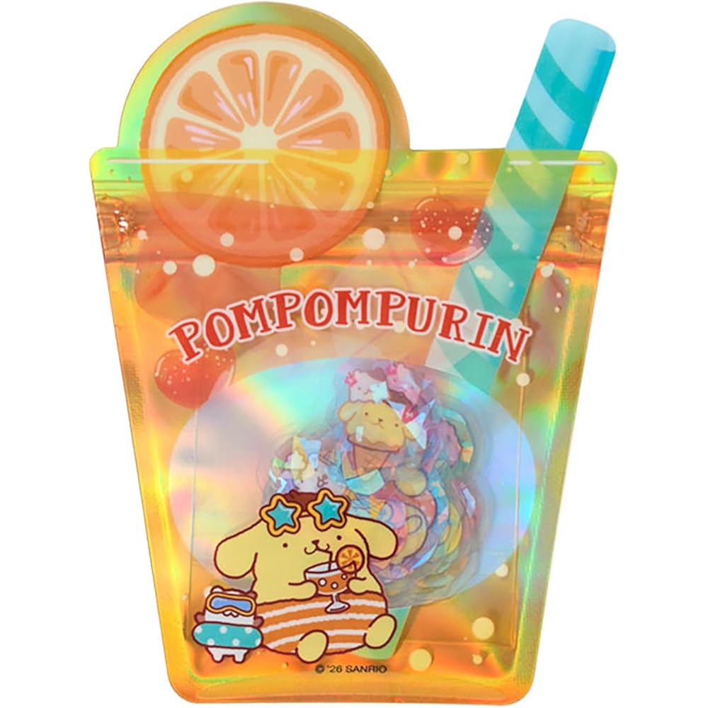 

Sanrio Pompompurin Summer Stickers Age 3 and Up 769479