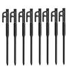[Captain Stag] Pegs, Forged Pegs CS Forged Solid Pegs 20cm, 8-pack, Black, Made In Japan, UA-4550