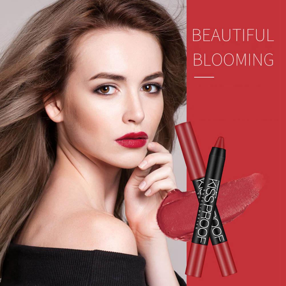 Buy Sexy Matte Velvet Lipstick Pencil Cosmetic Long Lasting Lip Tint