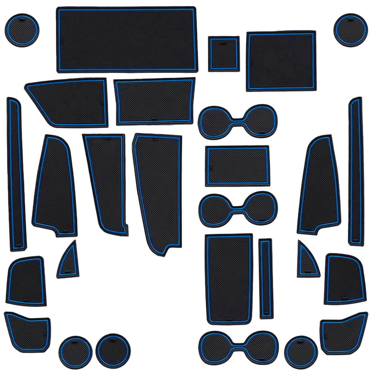 

Rubber Mats for Toyota Voxy 90 Series and Noah 90 Series 28 4th January 2022 Rubber Interior Floor Luggage Interior Rubber [Negues] - Pieces, синий