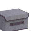 Faltbarer Aufbewahrungsbehälter mit Deckel, Stoff Dekorative Box Organizer Behälter Korb Würfel für