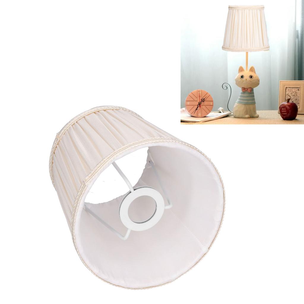 Cloth Lampshade Interventional Modern Decorative Fabric Table Lamp Cover for E14 Bulbs