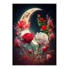 SKTMH 5D Diamond Painting Kit Diamond Art Valentine Decoration Beautiful Moon Rose Full Paste Type Home Wall Decoration Valentine's Day Birthday