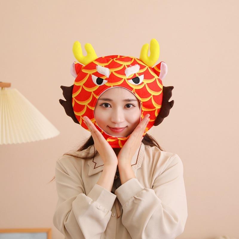 Drachenmaskottchen, Retro-Waagen-Wasserhahn-Abdeckungshut, Foto-Requisiten, Cartoon-Kopfbedeckung, Bühnenrequisiten