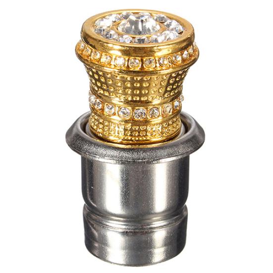 

Bling горный хрусталь инкрустация авто утюг прикуривателя 12 В роскошный Lgnition золотистый