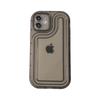 Track Transparent Shell Suitable for IPhone16 Protective Case Simple Black Apple XSMAX Fine Hole Full Soft Phone Case