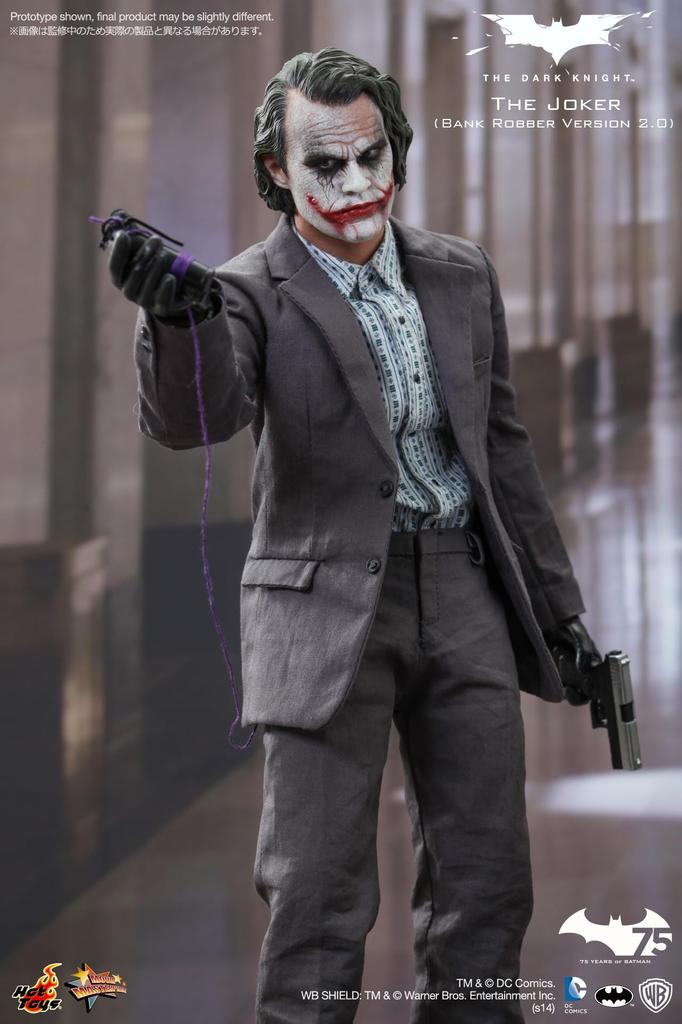 [Toy Sapiens Exclusive] Movie Masterpiece "The Dark Knight" 1/6 Scale Figure Joker (Bank Robber/Version 2.0)