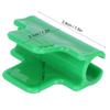 40PCS Plastic Greenhouse Film Clamp Easy To Attach Fits 11mm Pipe Greenhouse Film Clip Green Greenhouse Film Buckle