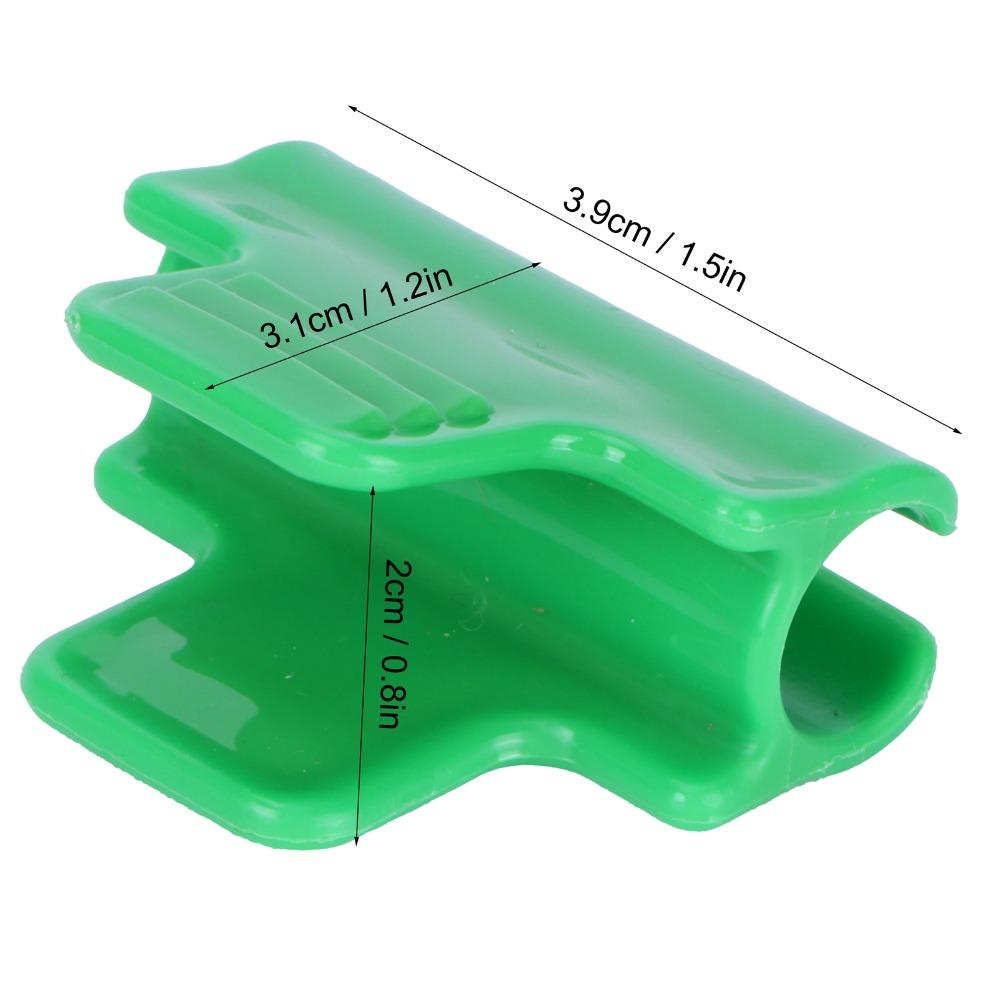 40PCS Plastic Greenhouse Film Clamp Easy To Attach Fits 11mm Pipe Greenhouse Film Clip Green Greenhouse Film Buckle
