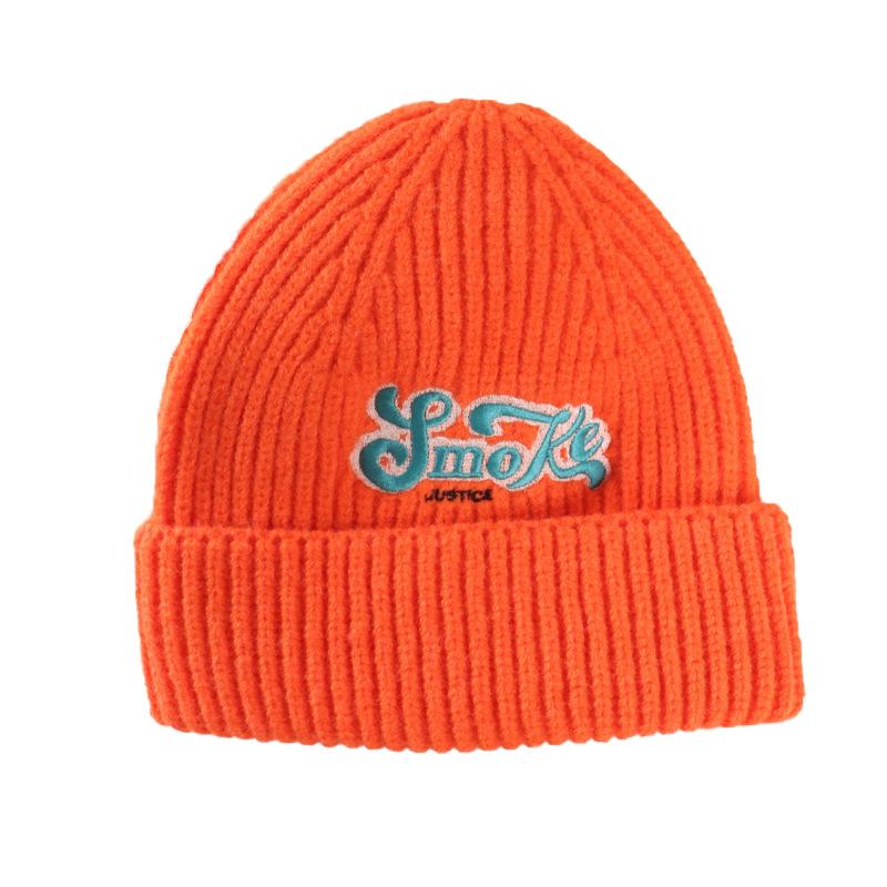 Autumn and Winter New English Standard Knitted Hat Children's Winter Outdoor Versatile Thickened Warm and Cold Cover Wool Hat