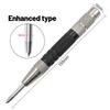 for Marking  Emergency Survival Tool Silver Black Automatic Center Punch Locator