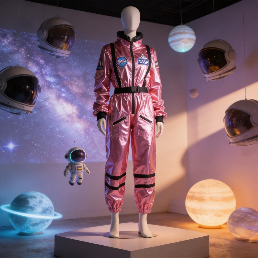 Traje de Cosplay Explorador Espacial para Mujer con Material de Algodón Disfraz para Fiesta de Halloween