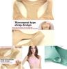 Women Breathable Padded Sports Bra With Hollow Out Design And Pure Color