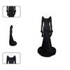 Sexy Morticia Addams Dress Gothic Cosplay Suit From The Addams Family