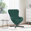 Egg Chair Dark Green 63 x 73 x 90 cm Velvet