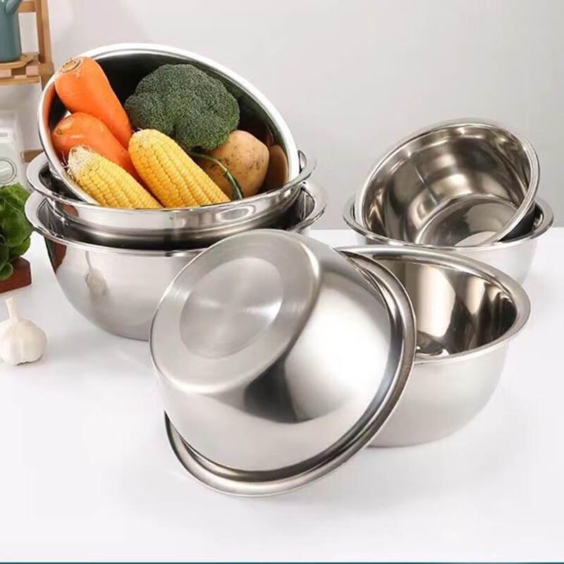 Chuangfa 22cm Thickened Stainless Steel Multi-Purpose Basin