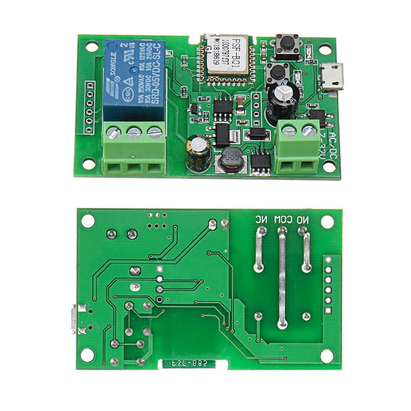 

12V Wifi Gate Opener For Alexa Google Home Ios Or Android App Ewelink Control