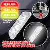 CKM3  Car Reflective Safety Stickers Doors Mirrors Bumpers PET Material For Lada Largus Priora Vesta Niva Samara Kalina 4x4 Urban