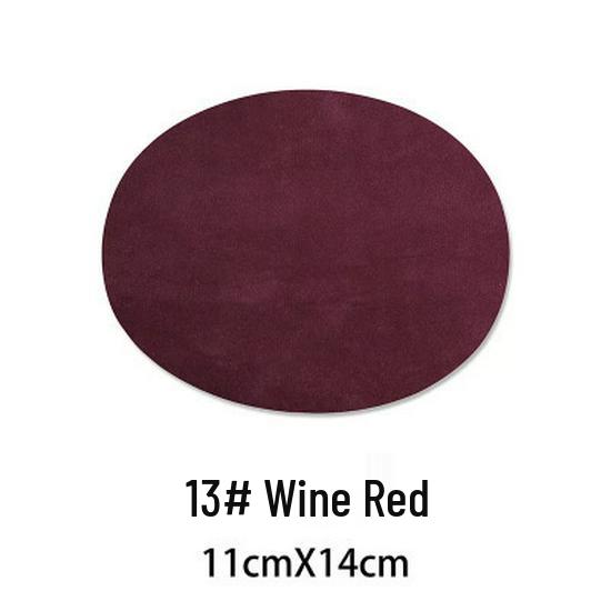 Universal Suede Oval Iron-On Elbow & Knee Patch Sticker for Jackets & Sweaters