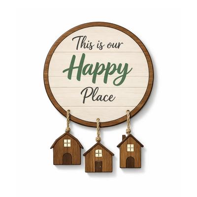 Wooden Wall Hanging for Home & Kitchen Decor