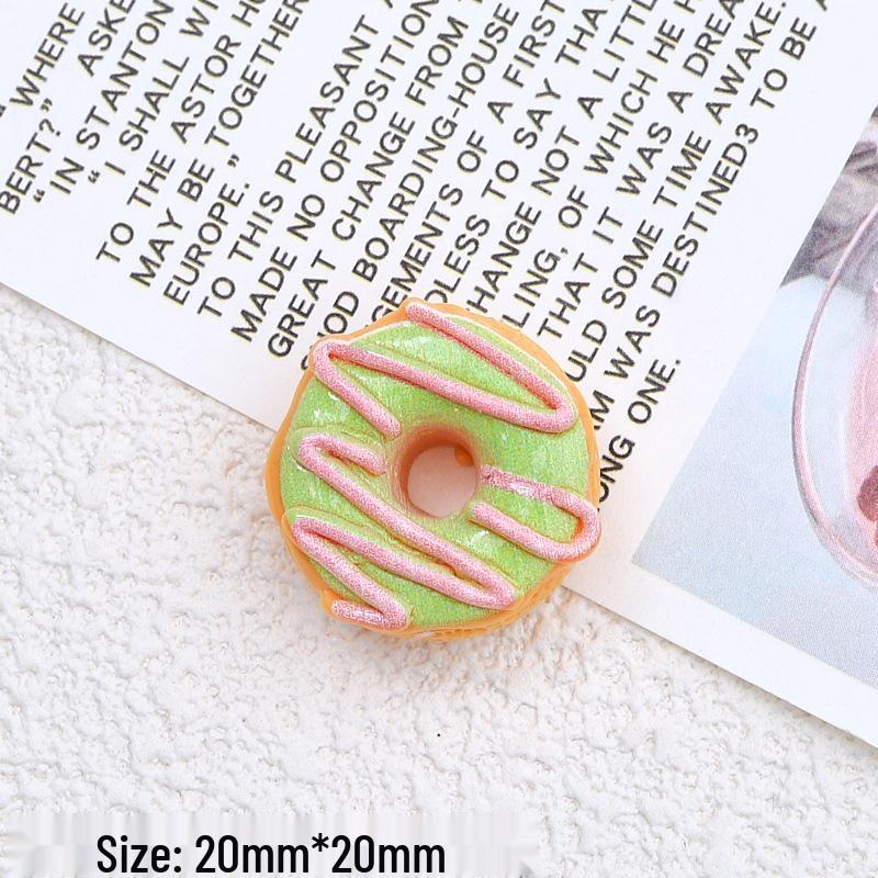 Cartoon Resin Chocolate Candy Hair Clip & Croc Charms DIY Ornaments