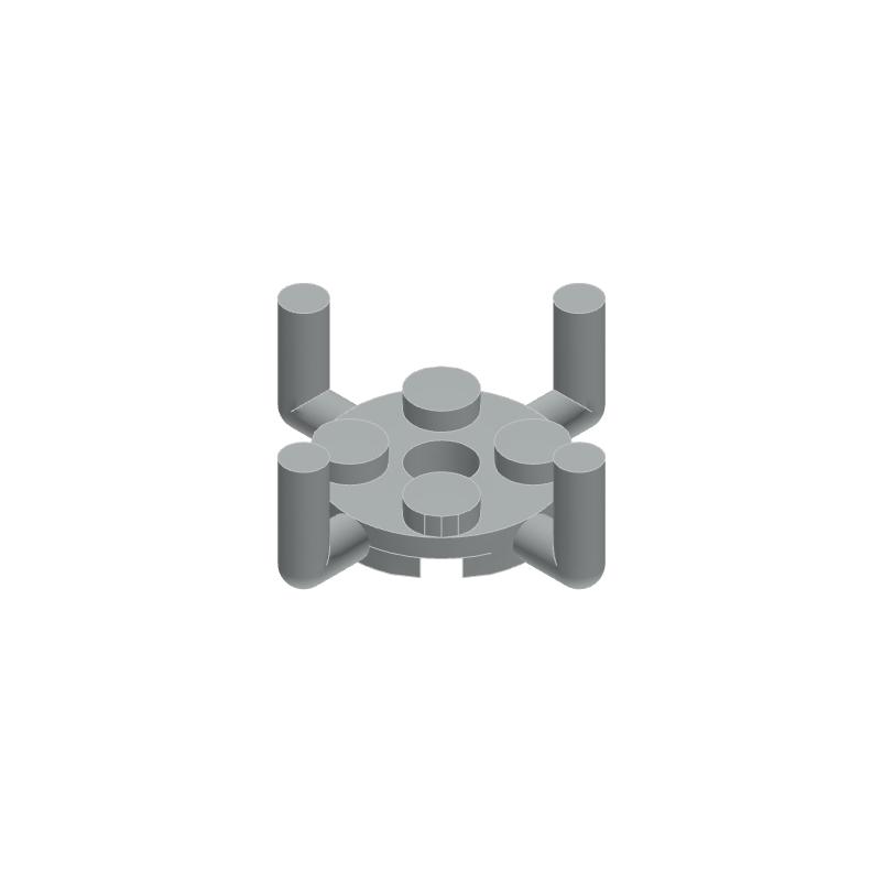50pcs MOC parti 98284 piastra rotonda 2x2 mattoni compatibili fai da te Assmble blocchi di particelle bambino Puzzle cervello