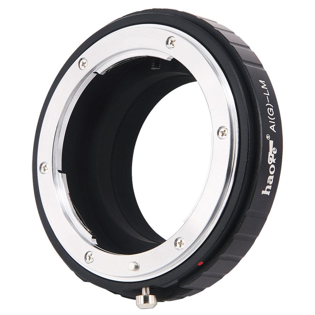 Haoge Lens Mount Adapter for Nikon Nikkor F Lens To Leica M LM Mount Including M AI/AIS/G/D Cameras, M240, M240P, M262, M3, M2, M1, M4, M5, M6, MP,