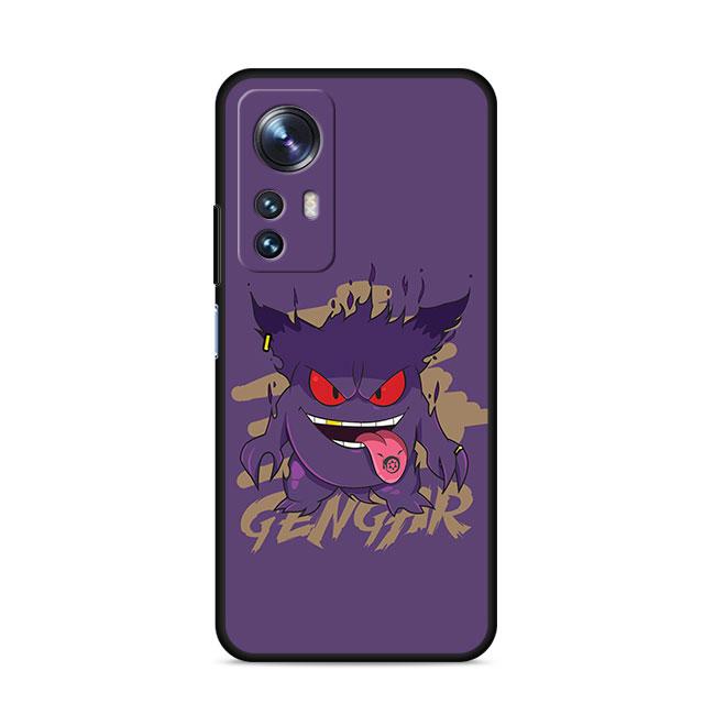 Case For Xiaomi Mi 11 Lite 5G NE 11T Pro 10T 9T 12 12T 12S 12X 11X 11i Note 10 9 Silicone TPU Phone Cover Pokemon Gengar Cool