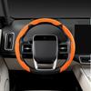 Steering wheel segmented 3pcs protective cover,  fur anti slip assist, car interior, izable for multiple models