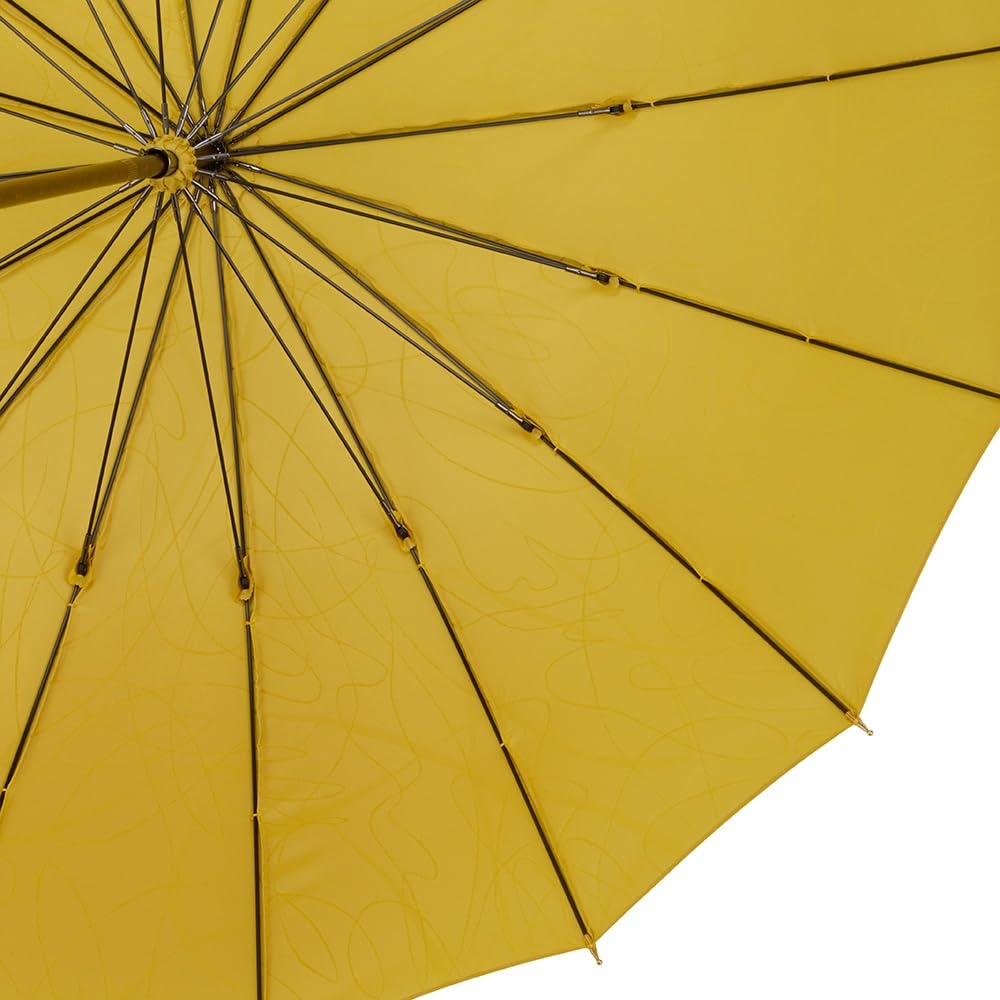 Maehara Koei Shoten Maehara Umbrella Long Umbrella En Gold Yellow Ladies Umbrella Gift Women's