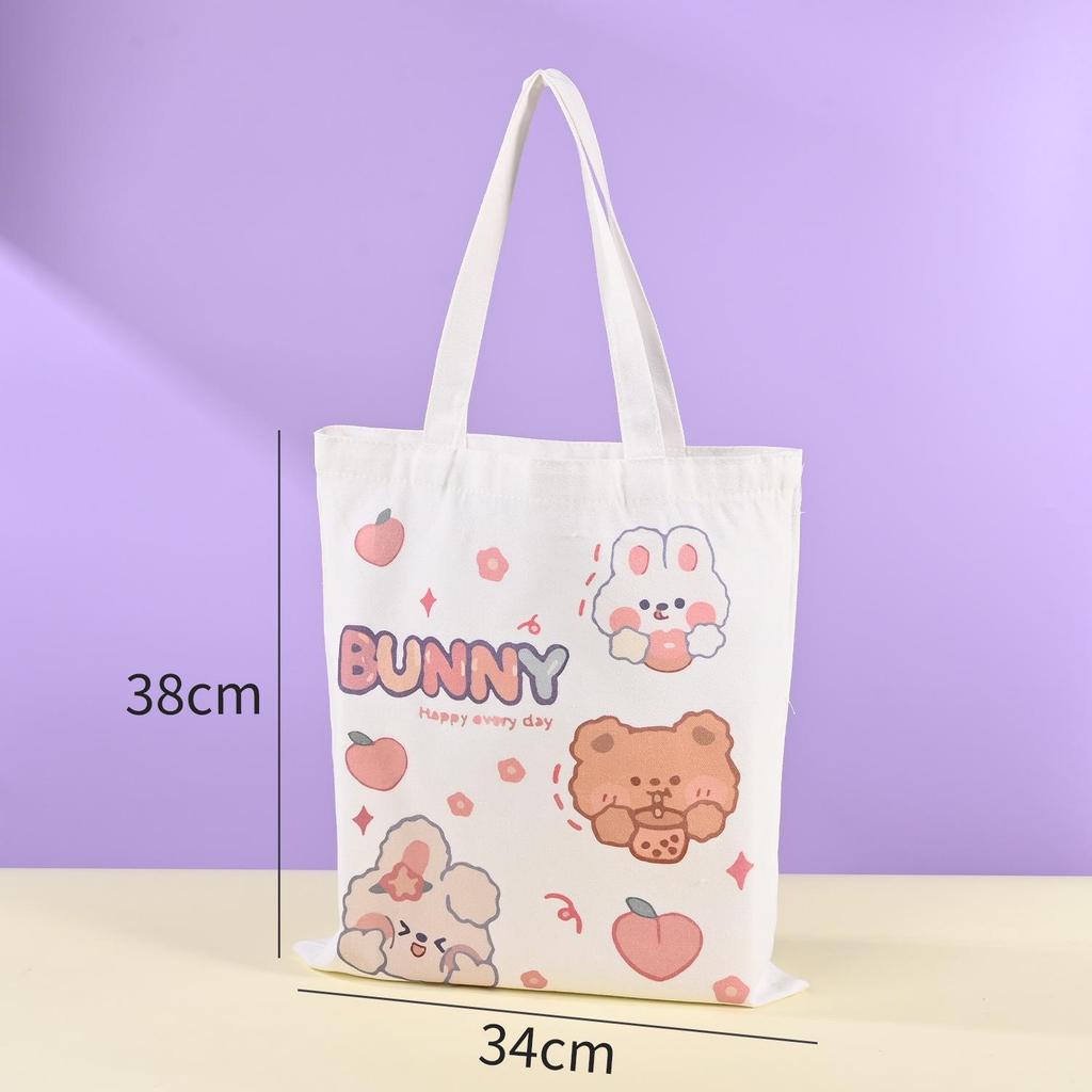 Customized Logo Canvas Shopping Bag - Durable, Eco-friendly, and Ideal for Promotions