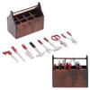 1set 1:12 Dollhouse Miniature Toolbox Handmade Doll House Accessories Tools Sets For Kids Creative Play
