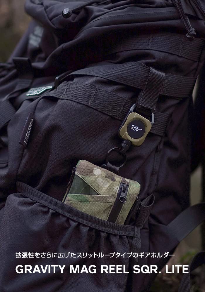 ROOT CO. GRAVITY MAG REEL SQR. LITE (Black)