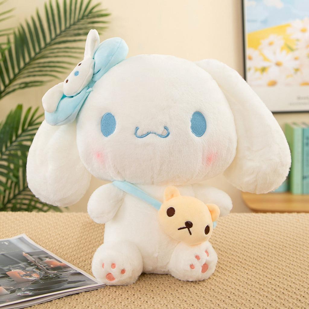 Little Devil Doll Bow Dog Plush Toy Pillow Cloth Doll