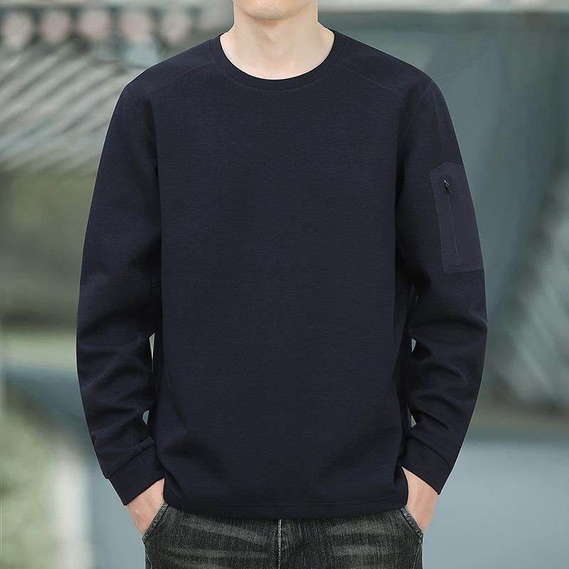 Sweatshirt Men's Loose Casual Round Neck Long Sleeved T-shirt Versatile Top Men