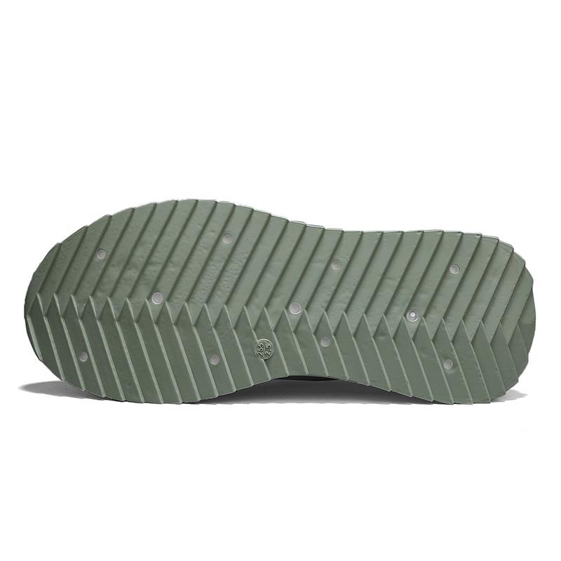 Warrior Casual Commuting Fashion Simple Trendy Versatile Lightweight Non-Slip Low-Top Lifestyle Shoes Men Sneaker White Green WXY(S)-4669N01