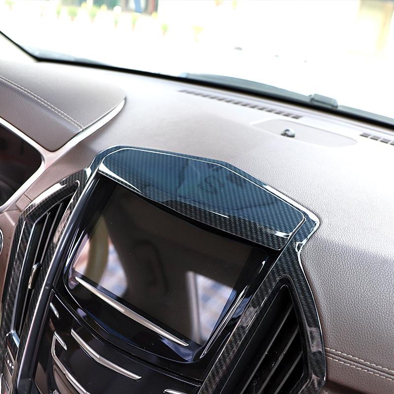 Peach Wood Interior Stickers for 2010-2016 Cadillac SRX Power Windows