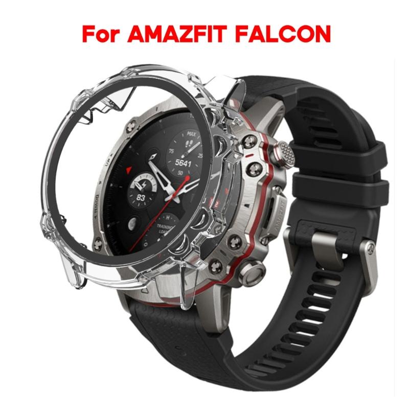 Smartwatch Frame Housing Tempered-Glass Film PC Hard Cover Suitable for Falcon Screen Bumper-Shell Protector-Shockproof