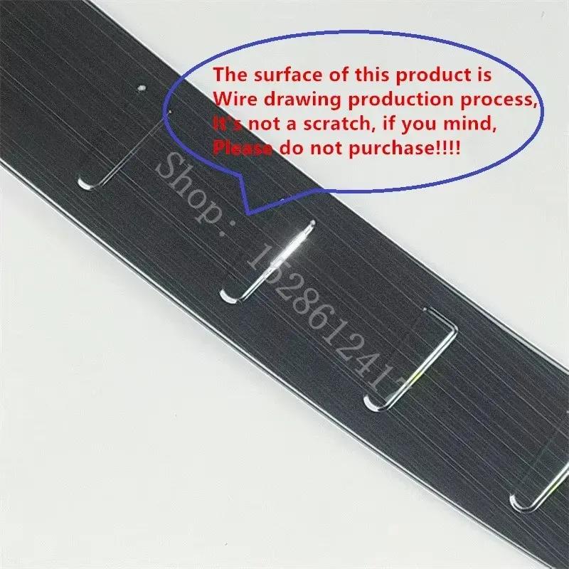 For 2011 2012 2013 2014 PORSCHE Cayenne Stainless Steel Car Door Rear Bumper Protector Sill Trunk Tread Plate Trim Car Styling