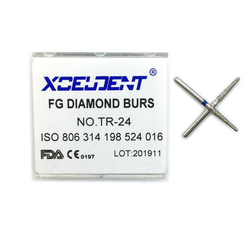 1 boks diamantbor for tannbleking Medium polering Utjevningsverktøy Tannlegematerialer TR-24