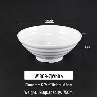Sweet Elegant A5 Melamine Noodle Soup Bowl